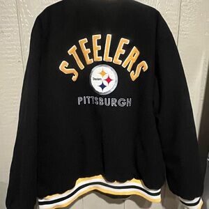 Pittsburgh Steelers Black Reversible Jacket